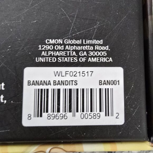 Banana Bandits Board Game By CMON Family Strategy 2016 Edward Chan Complete - Picture 8 of 14